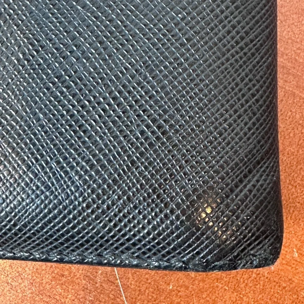 Prada Black Saffiano Leather Men's Wallet